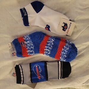 THREE pair Brand New "Buffalo" socks